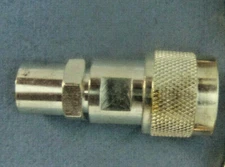 EZ-"N"- Male Connector, Silver / Teflon / Gold Contact , Quality Counts!