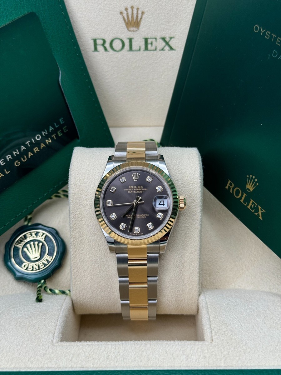 Rolex Datejust 31 NEW 2024 Tahitian Mother of Pearl Diamond Dial