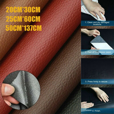  Leather Repair Patch self Adhesive 50X137cm Leather Patches for  Furniture Leather Repair Patch for couches Peel and Stick Leather Sofa  Chairs Car Seat Leather Repair Patch kit(Color:Brown)