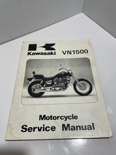1987 - 1999 KAWASAKI VN1500 FACTORY MOTORCYCLE SERVICE MANUAL 99924-1078-07 - 第 1/3 張圖片