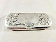 Antique Spectacles Reading, Rare, Tin Metal Aluminium Case Box 4 3/8", 1900-1920