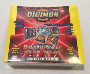 Digimon Cards Digi Battle Series 1 Booster Box w/ 24 Sealed Packs New English