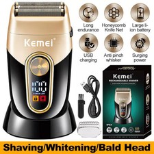 KEMEI Electric Foil Shaver for Men Cordless Wet/Dry Razor USB Rechargeable Gift~