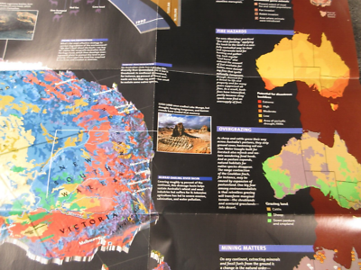 Australia Under Siege National Geographic Map July 2000 | eBay