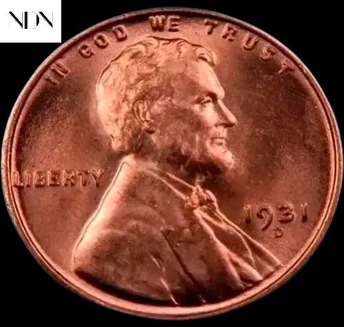 1931-D Lincoln Wheat Penny Cent - Gem BU Red