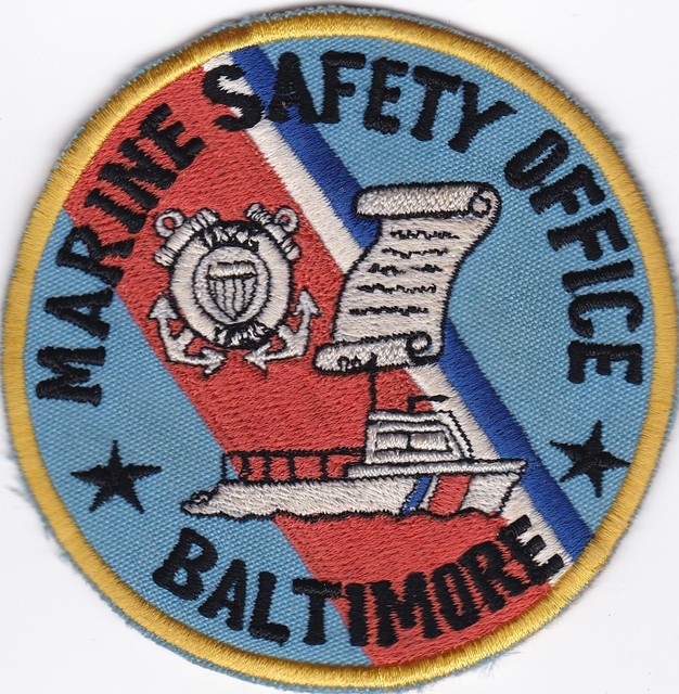 USCG Coast Guard Marine Safety Office Baltimore Patch N19 eBay