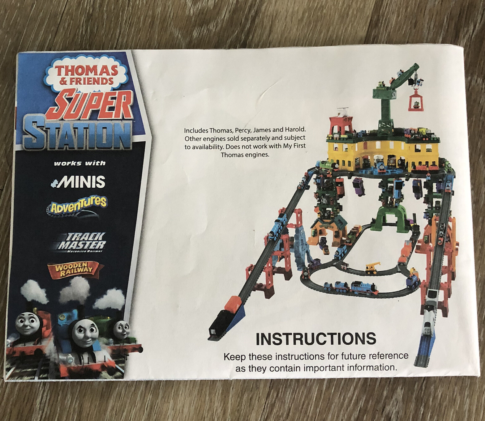my first thomas track instructions
