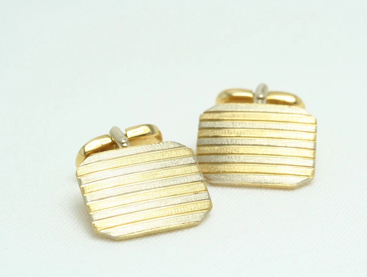 Boutons De Manchette (Gemelli) En Or Jaune 18 Carats - Raffinés Pour Chemise Homme Ou Femme