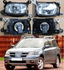 For Mitsubishi Outlander 2003-2006 Left Right Front Fog Lights Lamp Assembly