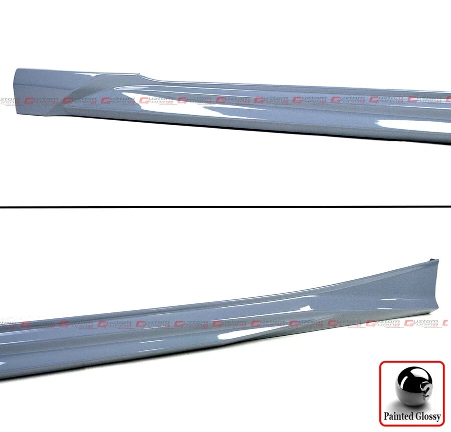 For 18-22 Honda Accord ACR Sonic Gray Pearl Direct Add On Side Skirt Extensions - Image 4 of 4