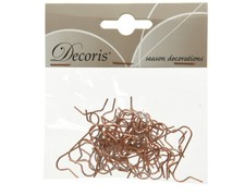 50 Christbaumkugelaufhänger S-Haken Metall Weihnachtskugeln Schnellaufhänger 