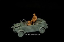 3D Printed 1/72/87/64 WWII German Type 82 Bucket Car Seated 2-Person Set Model