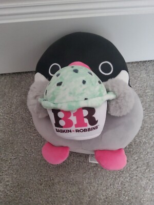 BASKIN ROBBINS Penelope Pinguin Snackles Serie 2 20 cm Medium Plüschtier Kuscheltier sehr guter Zustand