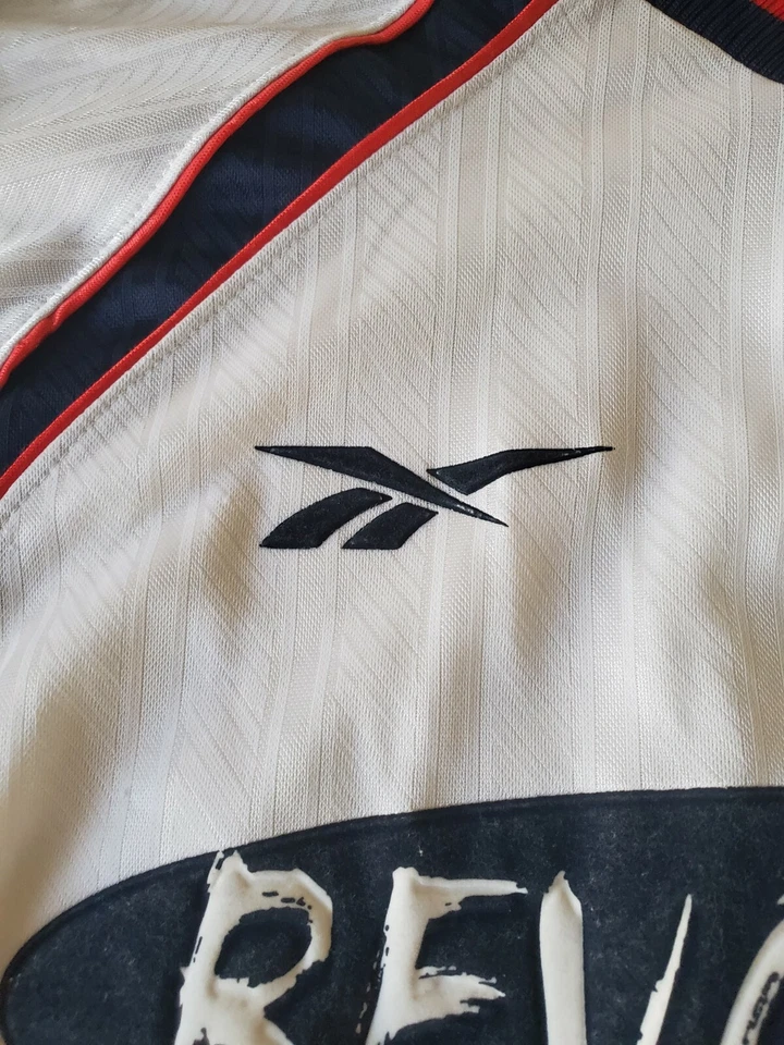 Vintage Reebok MLS 1998-1999 New England Revolution Soccer Jersey Men sz M - Image 3 of 4