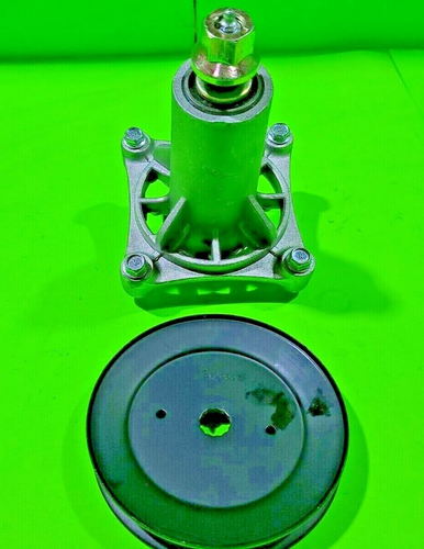 Spindle Assembly With Pulley For 42" & 48" Decks – Fits Husqvarna, Ariens, Craftsman – 187292, 153535