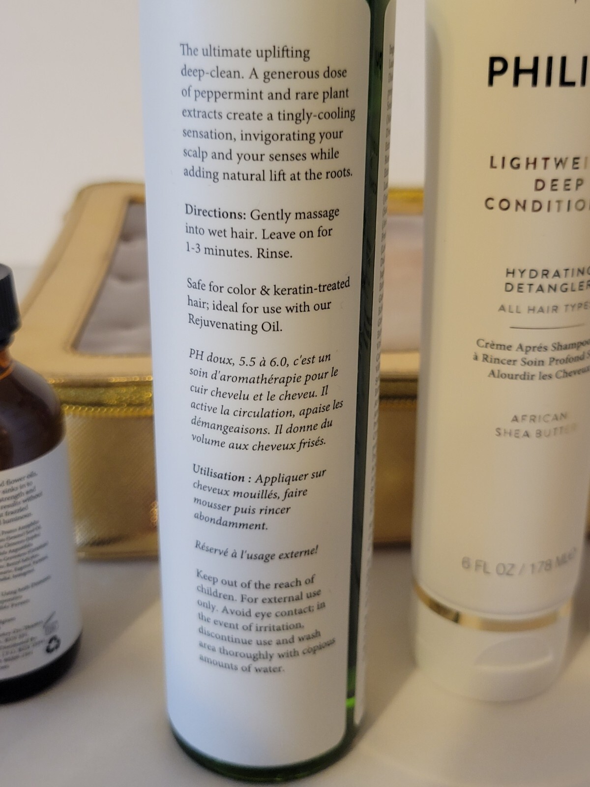 Philip B Four Step Essential Oil Hair & Scalp Treatment Set With Case NEW