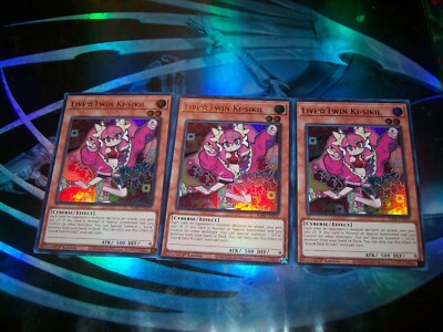 3x Live Twin Ki-sikil 1st Edition Ultra Rare RA04-EN035 Yu-Gi-Oh!