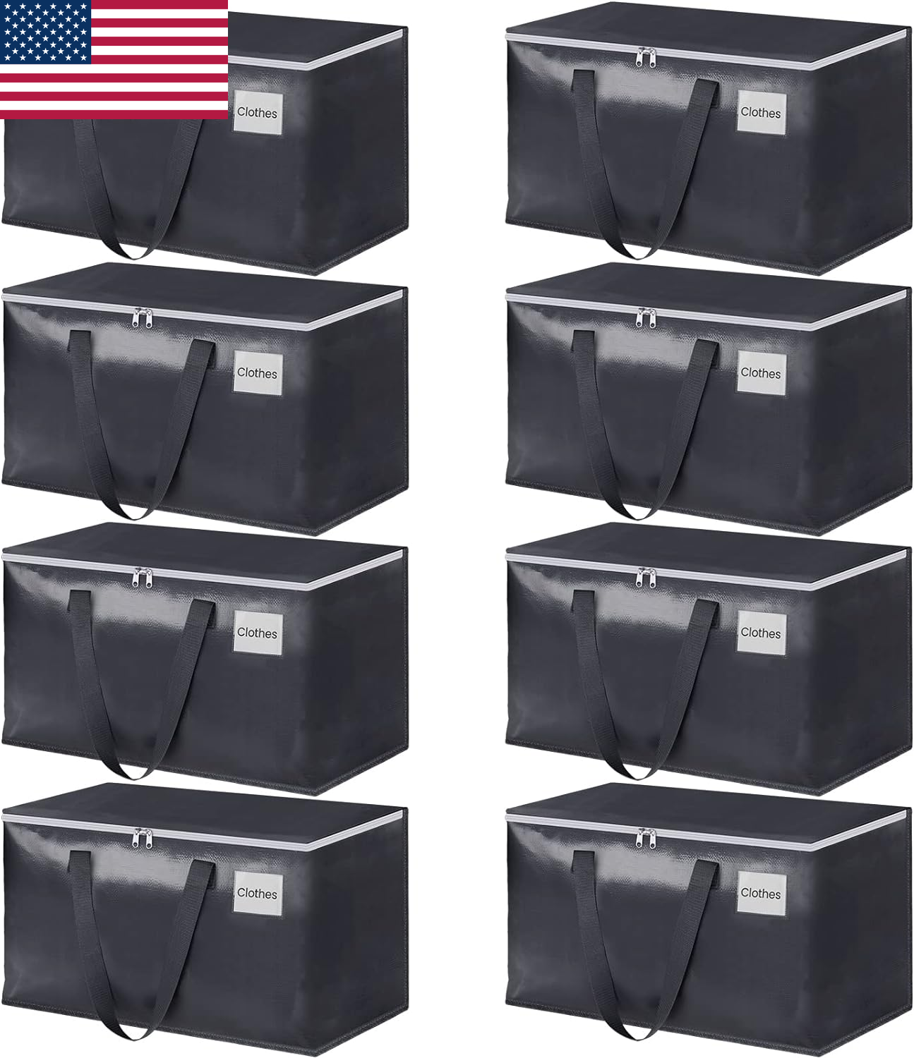 Moving Boxes Heavy Duty Moving Bags with Strong Zippers and Handles