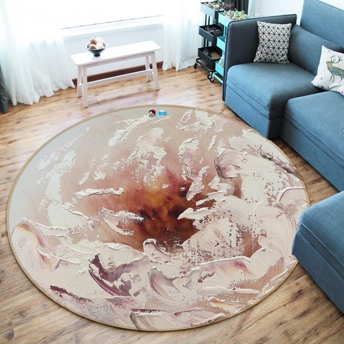 3D White Garden 1262 Skromova Marina Rug Non Slip Rug Mat