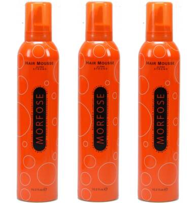 Morfose Haar Schaumfestiger Ultra Strong (3er Pack, 350ml)