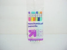 Mechanical Pencils with Erasers Open Box 6 Pencils 0.7mm Up & Up Target Brand