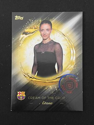 Aitana Bonmati 2025 Topps FC Barcelona 125 Years Cream of the Crop SP #CR-2 | eBay Aitana Bonmati 2025 Topps FC Barcelona 125 Years Cream of the Crop SP #CR-2 | eBay