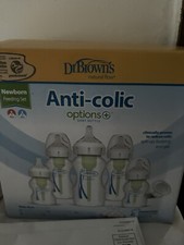 Dr Browns Anti-Colic Options 4-Pack Wide-Neck Bottle Essentials. Unopened Box
