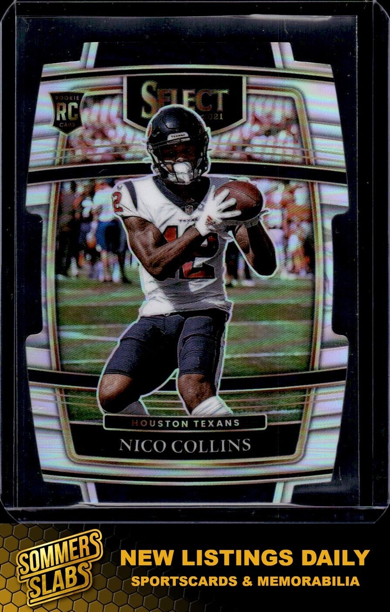 2021 Panini Select #69 Nico Collins Silver Prizm Die Cut | eBay