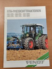 Fendt GTA Freisichttraktor 365 380 390 395 GTA GHA prospekt tractor brochure 40
