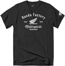 Honda Licensed Apparel Factory Short Sleeve Motorcycle Street Bike Dirt Bike