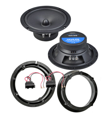 Hifonics Kickbass Woofer für VW  Passat Kombi Türen hinten Bässe Ø165 mm 200Watt