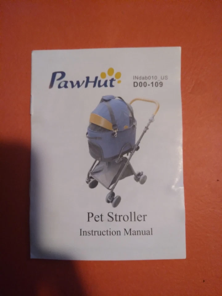 Pawhut Haustier Kinderwagen Luxus Faltbar Hund/Katze Reisewagen 2 in 1 Design  - Bild 4 von 4