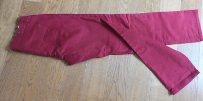 Damen Hose Z-ONE by ZABAIONE Tight fit TINA S 42 / L 32  top erh.  rot weinrot
