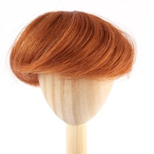 Set of 2 Monique Human Hair Carrot Red Teeny Weenie 6"-8" Doll Wigs