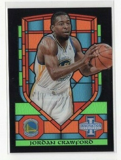 2013/14 PANINI INNOVATION JORDAN CRAWFORD STAINED GLASS