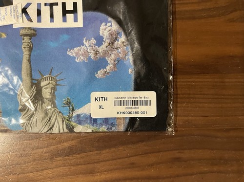 Kith Kids New York to the World Tee in Black Cotton T-Shirt Youth Size XL - Picture 6 of 8