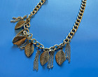 Vintage silver tone tassels cowboy MCM boho NECKLACE feather southwestern tribal — photo 3