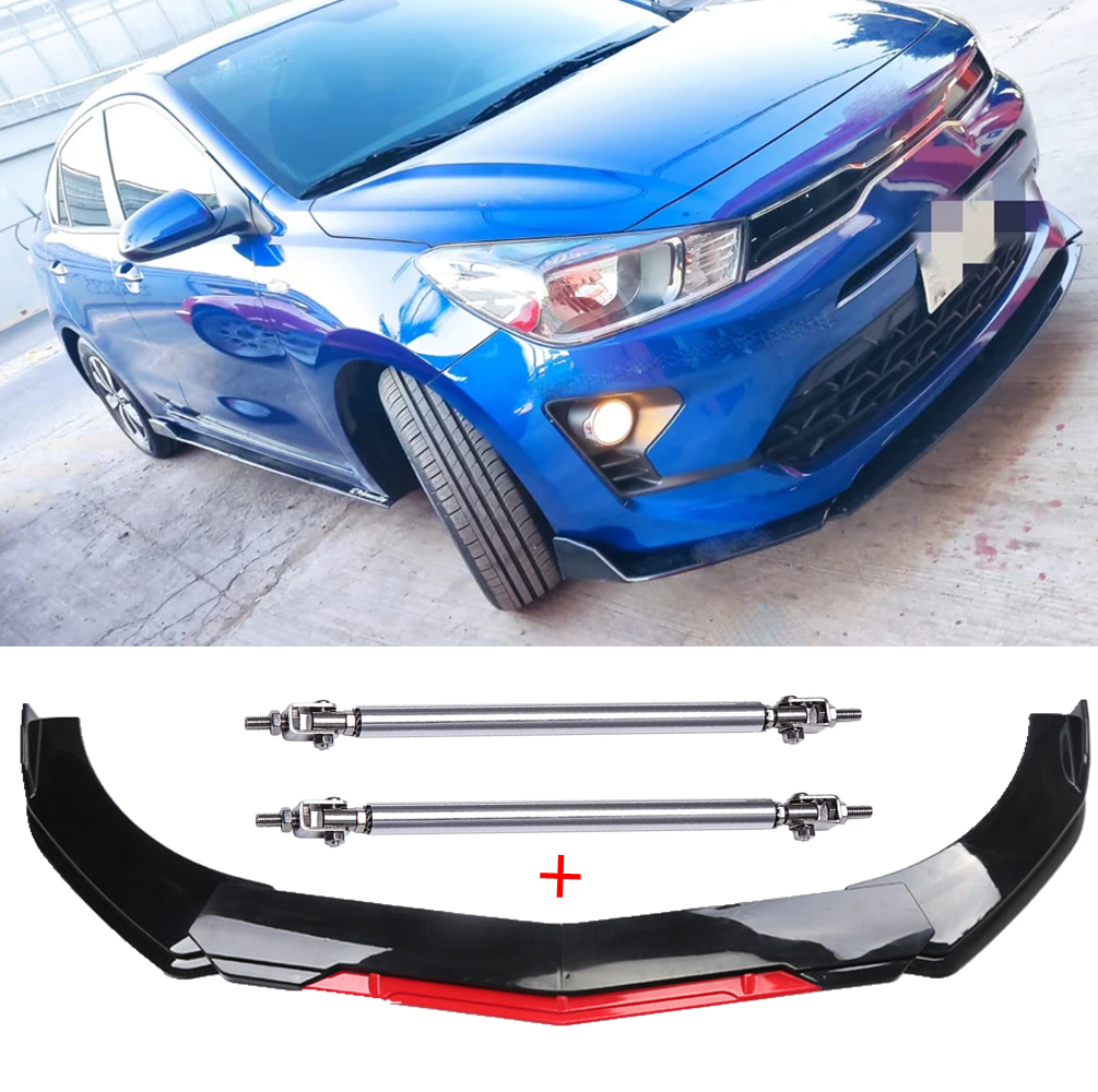 2017-2021 Kia Rio Front Bumper Lip Spoiler Splitter Body Kit +