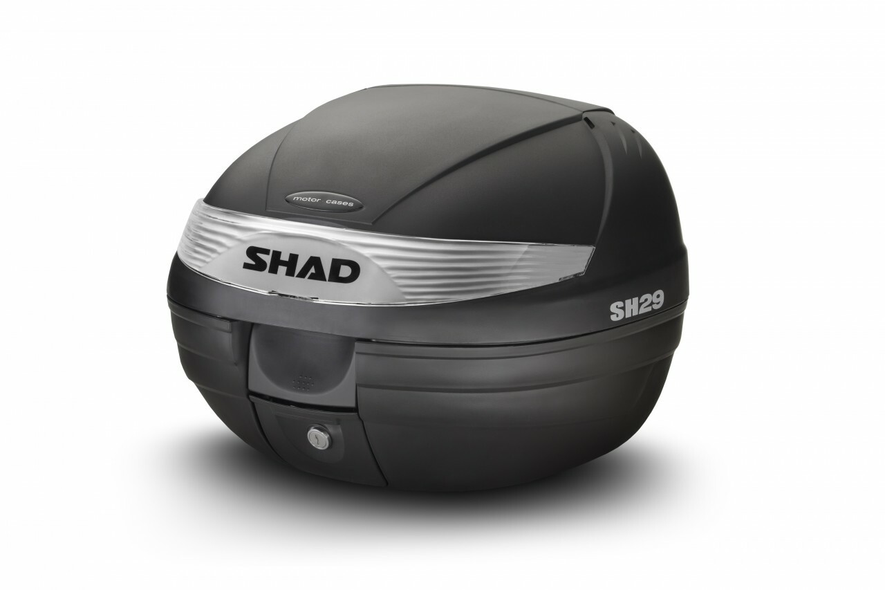 Coffre SHAD SH29 Top Case de Rangement pour Moto 50cc et Scooter 125L