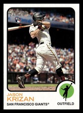 Jason Krizan 2022 Topps Heritage #513 San Francisco Giants ROOKIE *030A