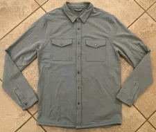 Vuori Boulevard V281 Shacket Overshirt Performance Men’s Large Gray