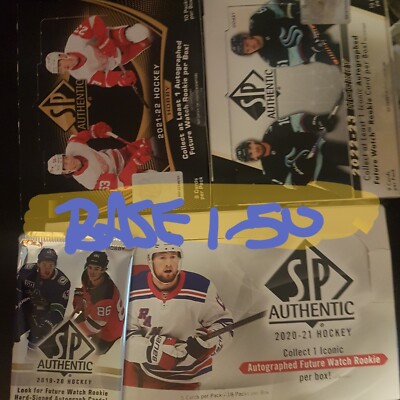 2019-20 2020-21 2021-22 2022-23 2023-24 Upper Deck SP Authentic Hockey Base 1-50