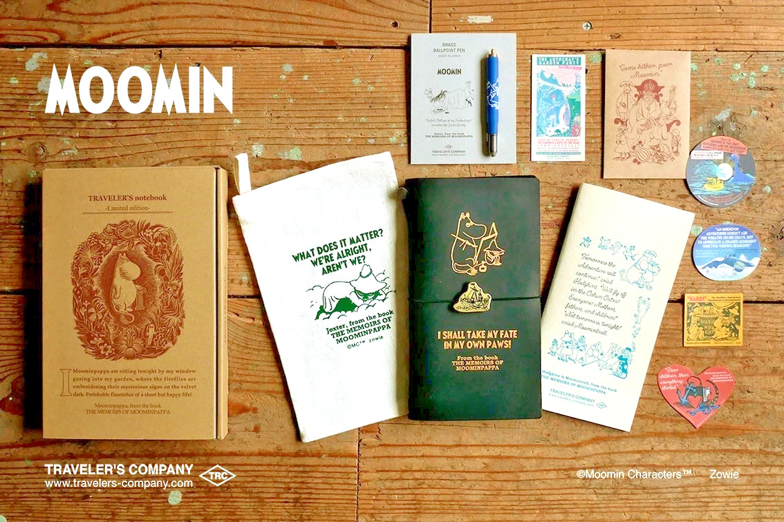 Traveler’s Notebook Limited Set MOOMIN Moomin Dad's Papa Memories Japan Edition