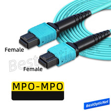 1-50m MPO to MPO Female/Female 8 12 Core OM4 ...