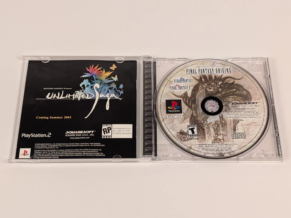 Final Fantasy Origins (PlayStation 1, 2003) PS1➡️CIB - Tested - Excellent 📀! - Image 3 of 4