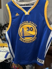 adidas Golden State Warriors Stephen Curry NBA Jersey XXL Blue Basketball