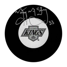 Marty McSorley Autographed Los Angeles Kings Puck