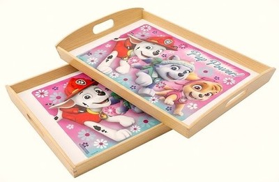 Paw Patrol ''Pup Power!'' Wooden Activity Trays   Set of 2