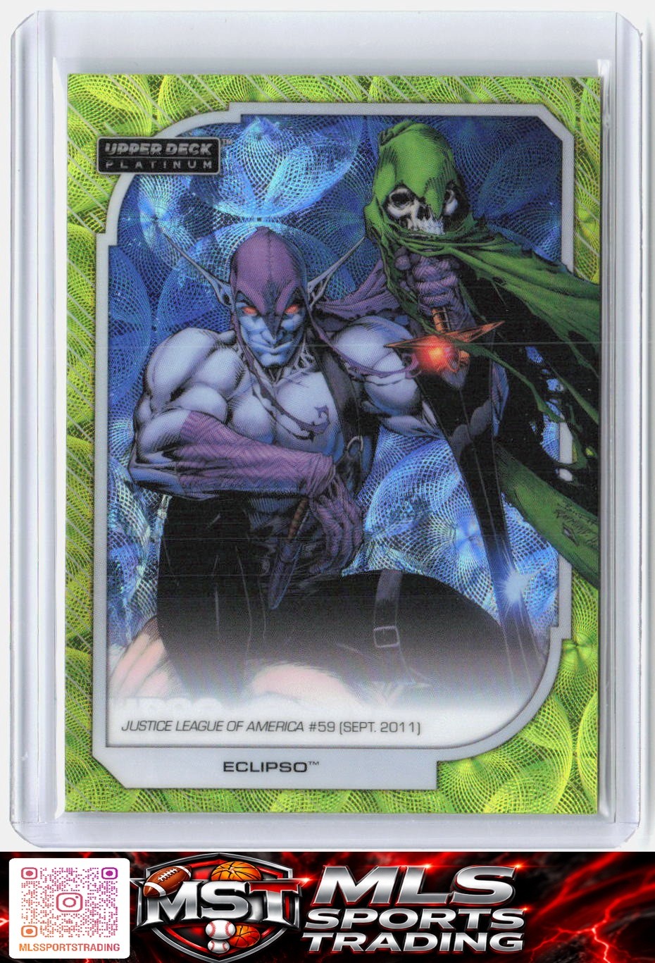 2026 Upper Deck Platinum DC Eclipso Yellow Spotlight #/399