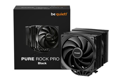 be quiet! Pure Rock PRO 3 Black CPU Kühler für Intel und AMD CPU schwarz